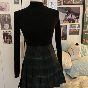 American apparel plaid tennis skirt